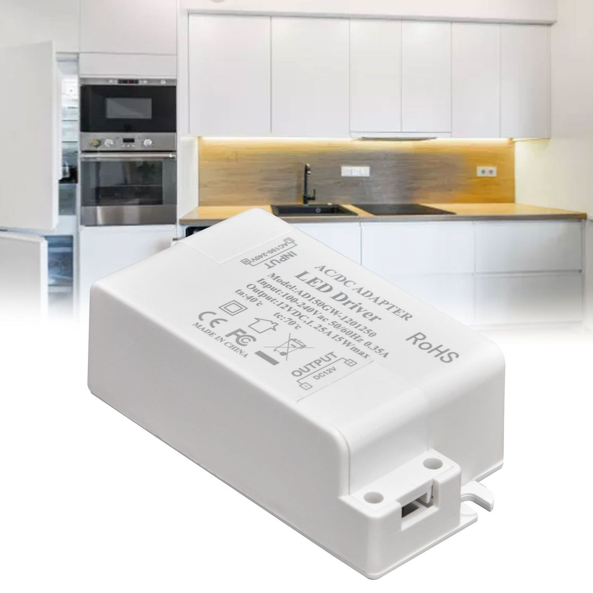 LED Driver 0.35A Small Indoor Lighting LED Lamp Power Supply Drive Transformer AC 100‑240V