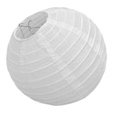 10 Pcs Paper Lanterns 8 Inch Pure White Hand Painted Round Paper Lanterns Birthday Halloween Family Party Decoration - Extra Image