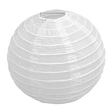 10 Pcs Paper Lanterns 8 Inch Pure White Hand Painted Round Paper Lanterns Birthday Halloween Family Party Decoration - Extra Image