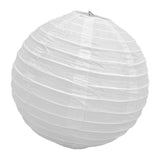10 Pcs Paper Lanterns 8 Inch Pure White Hand Painted Round Paper Lanterns Birthday Halloween Family Party Decoration - Extra Image