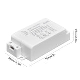 LED Driver DC24V 0.625A 15W DIY Lamp Low Voltage LED Driver Transformer AC 100‑240V