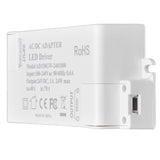 DC 24V 24W 1A LED Driver Constant Voltage Flame Retardant Efficient DIY LED Power Supply AC 100‑240V - Top-Down View