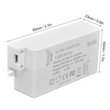 DC 24V 24W 1A LED Driver Constant Voltage Flame Retardant Efficient DIY LED Power Supply AC 100‑240V