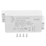 DC12V 24W 2A LED Driver Constant Voltage Multifunctional DIY LED Light Transformer AC 100‑240V