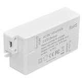 DC12V 24W 2A LED Driver Constant Voltage Multifunctional DIY LED Light Transformer AC 100‑240V - 45-Degree Angle