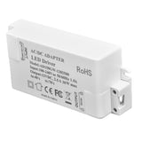 30W DC 12V 2.5A LED Driver Constant Voltage No Flicker LED Light Transformer for Bathroom Restroom AC 100‑240V - 45-Degree Angle