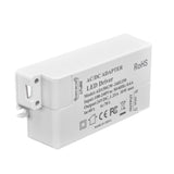 30W DC 24V 1.25A LED Driver Constant Voltage Professional LED Light Transformer AC 100‑240V - Low Angle