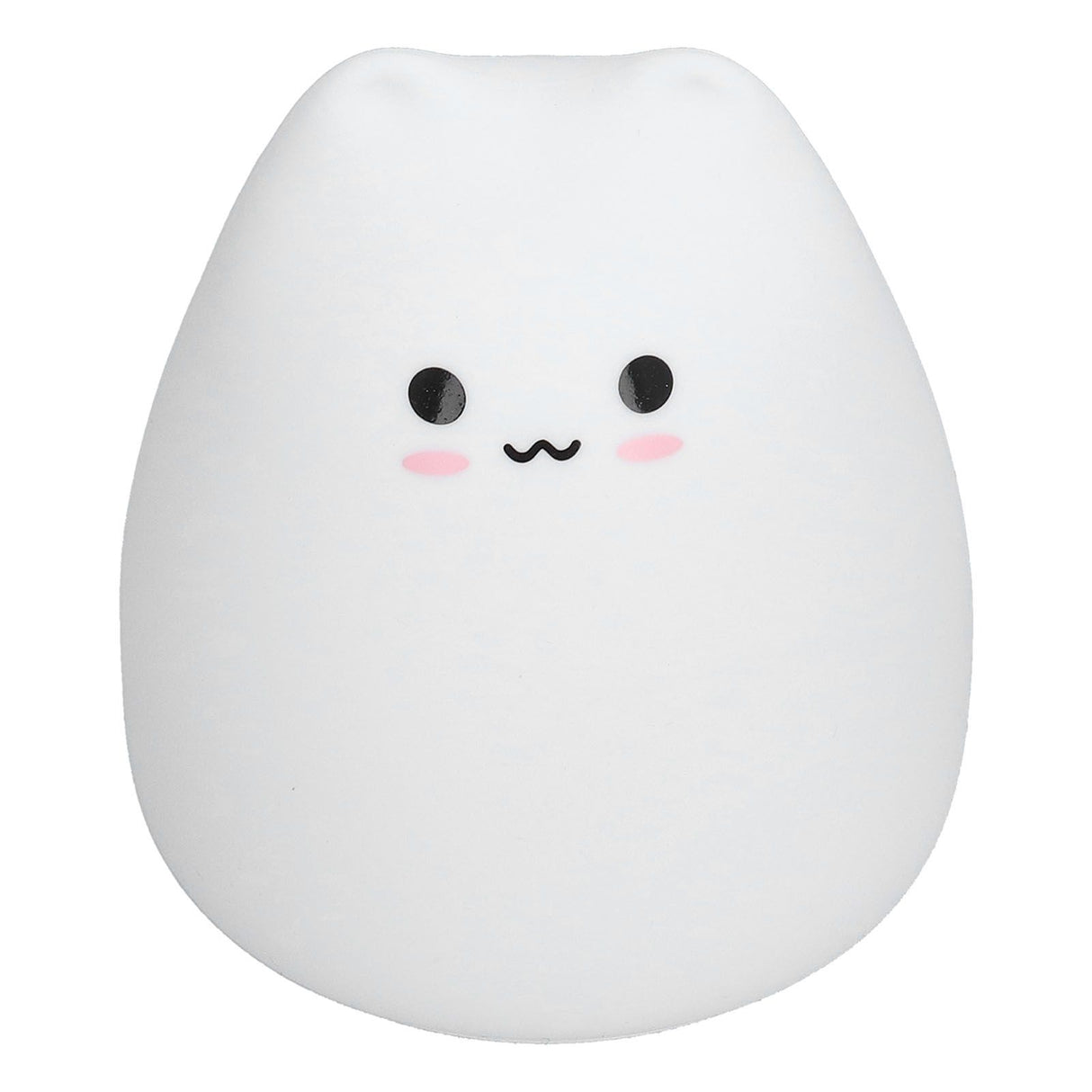 LED Tap Lamp Cat Shaped 7 Colors Changing Silicone Night Light for Home Bedroom Children's Room