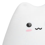 LED Tap Lamp Cat Shaped 7 Colors Changing Silicone Night Light for Home Bedroom Children's Room - Extra Image