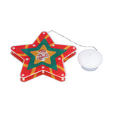 LED Christmas Cup Pendant Light LED Christmas Window Hanging Light with Suction Cup - Front View