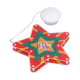 LED Christmas Cup Pendant Light LED Christmas Window Hanging Light with Suction Cup - Top-Down View