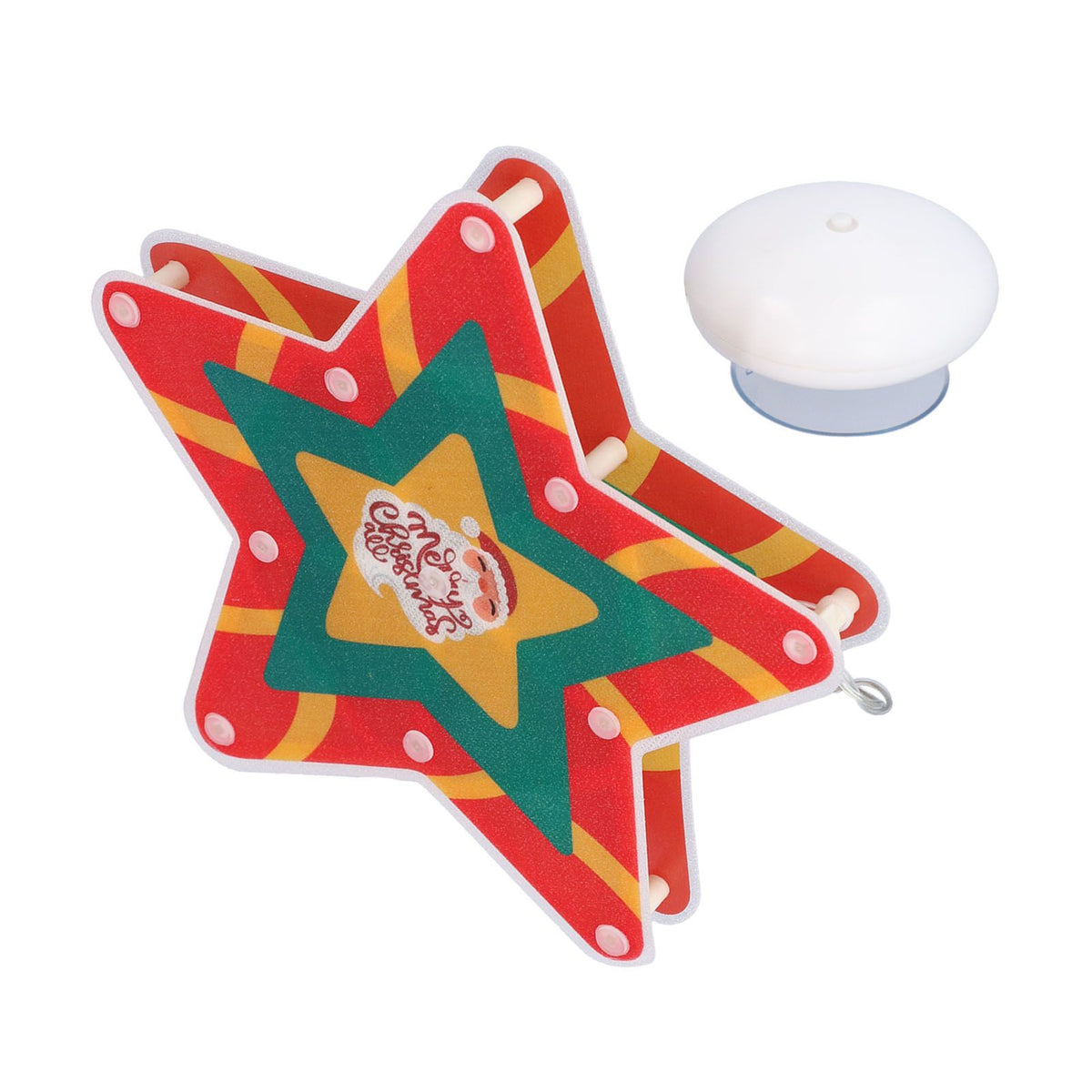 LED Christmas Cup Pendant Light LED Christmas Window Hanging Light with Suction Cup
