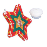 LED Christmas Cup Pendant Light LED Christmas Window Hanging Light with Suction Cup