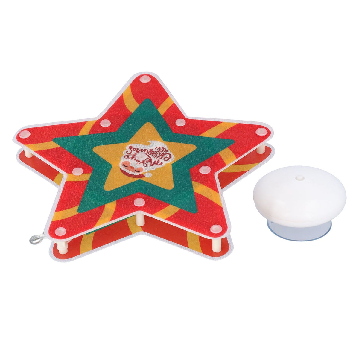 LED Christmas Cup Pendant Light LED Christmas Window Hanging Light with Suction Cup
