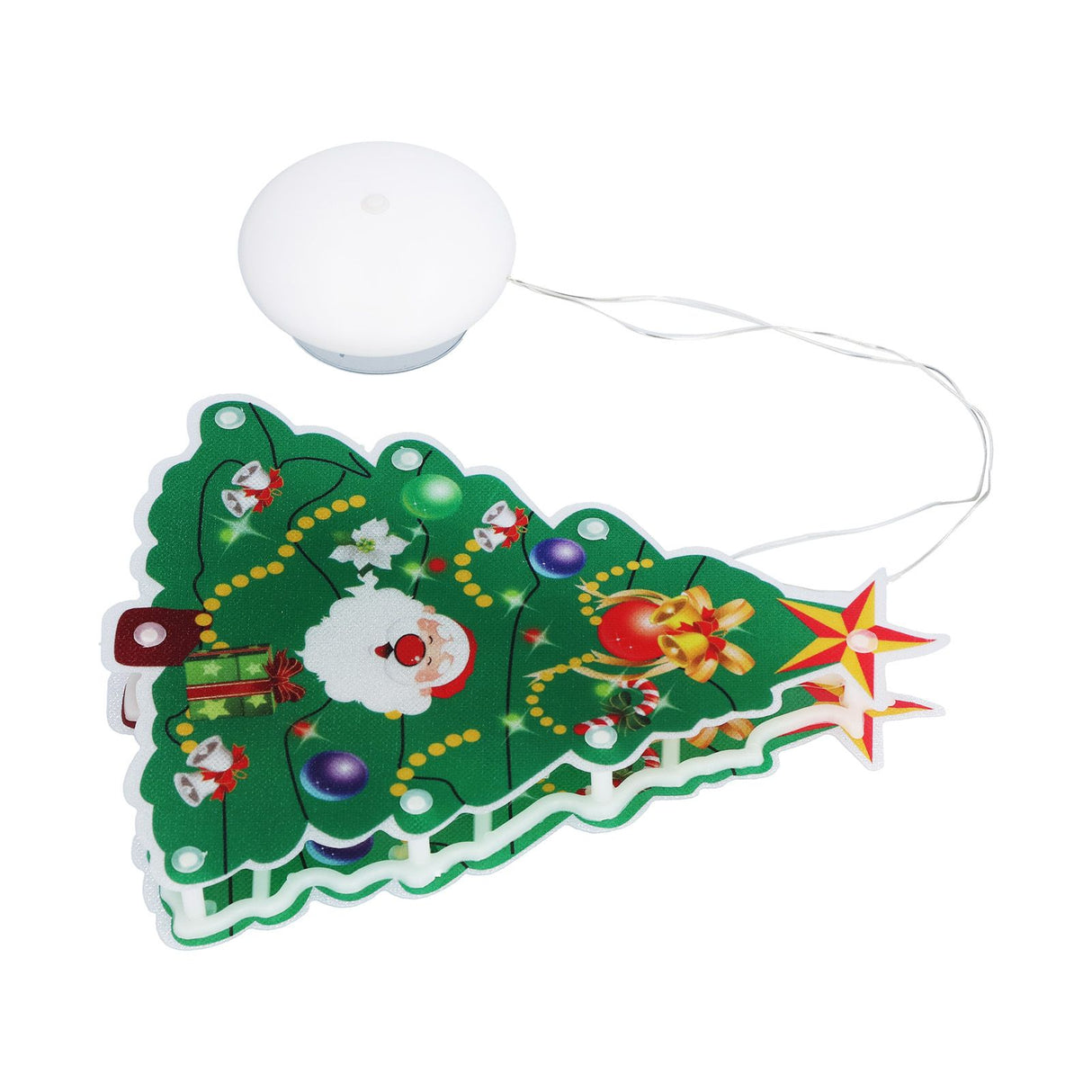 LED Decorative Light Hanging Suction Cup Small Light for Window Christmas Festival