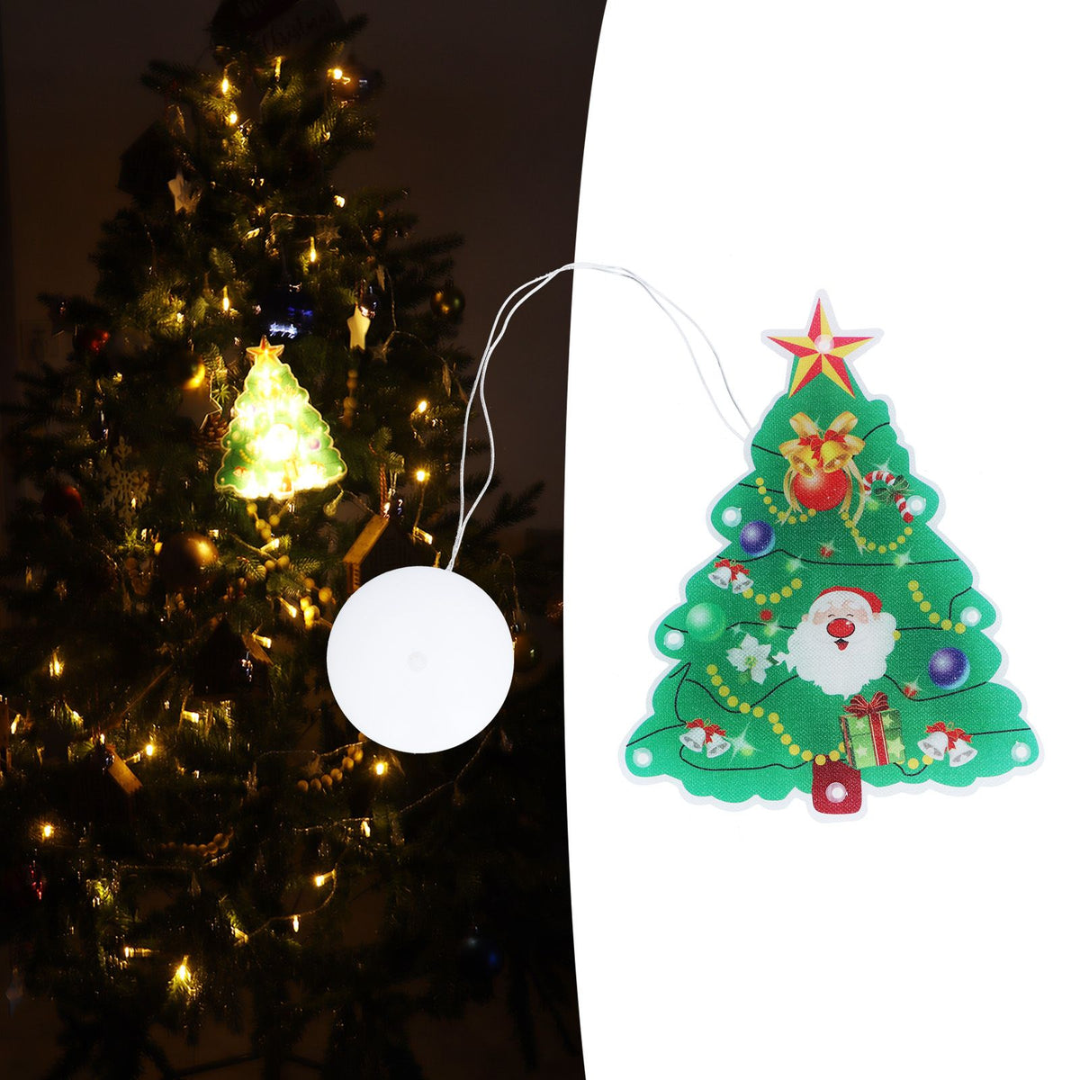 LED Decorative Light Hanging Suction Cup Small Light for Window Christmas Festival