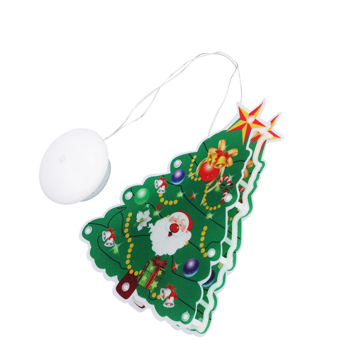 LED Decorative Light Hanging Suction Cup Small Light for Window Christmas Festival