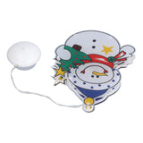 Christmas Snowman LED Window Light Battery Powered Hanging Light with Suction Cup for Christmas Tree Party Room