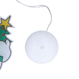 Christmas Snowman LED Window Light Battery Powered Hanging Light with Suction Cup for Christmas Tree Party Room - Extra Image