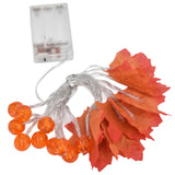 Maple Leaf String Light with Constant Light Flashing Dual Modes Indoor Outdoor Holiday Party Decors(3 m 9.8ft 20LED ) - Front View