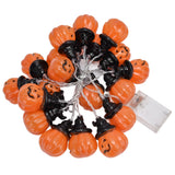 20LED Pumpkin String Light 3 Meters Dual Mode Decorative Light for Festival Home Halloween