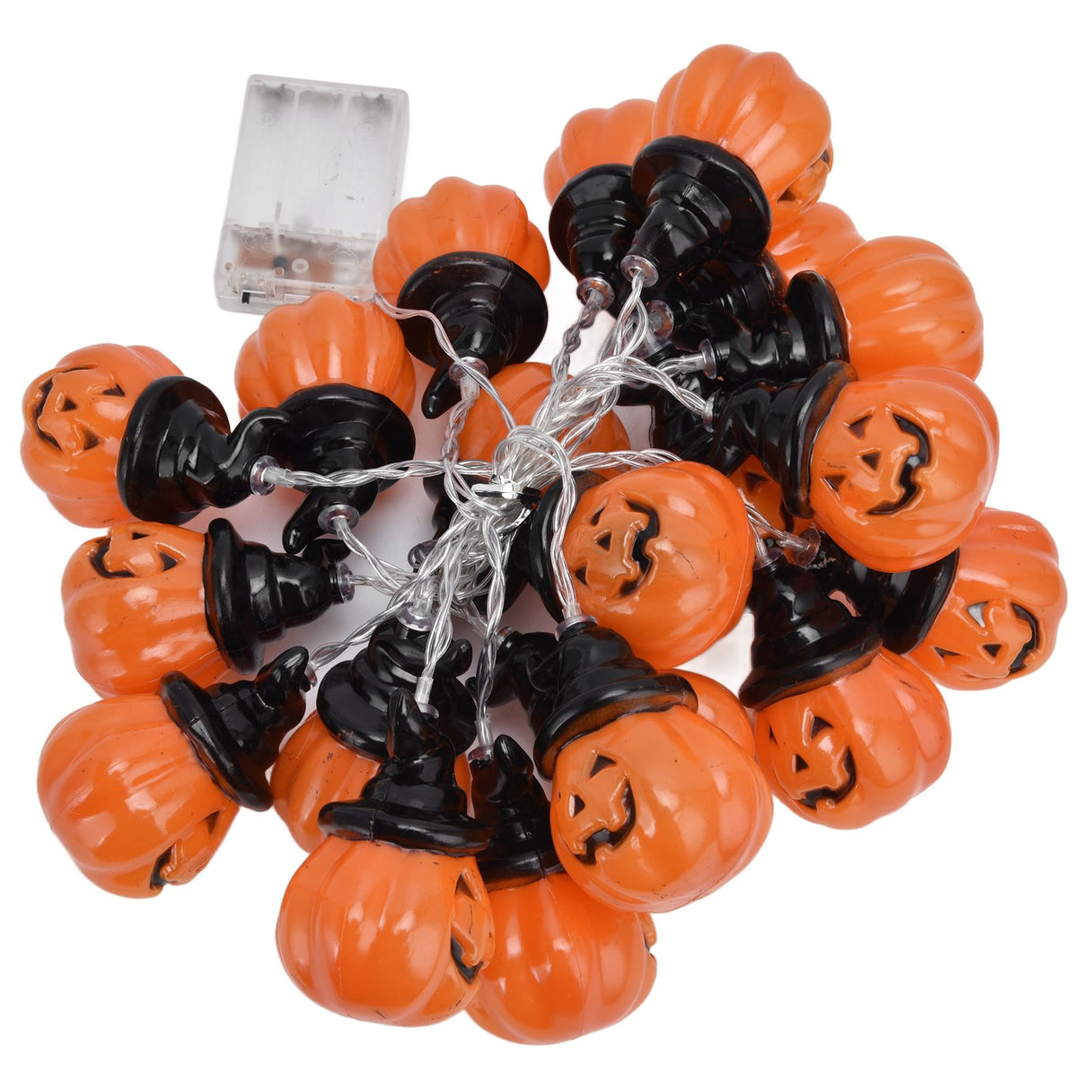 20LED Pumpkin String Light 3 Meters Dual Mode Decorative Light for Festival Home Halloween