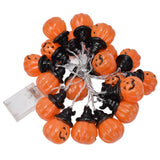 20LED Pumpkin String Light 3 Meters Dual Mode Decorative Light for Festival Home Halloween