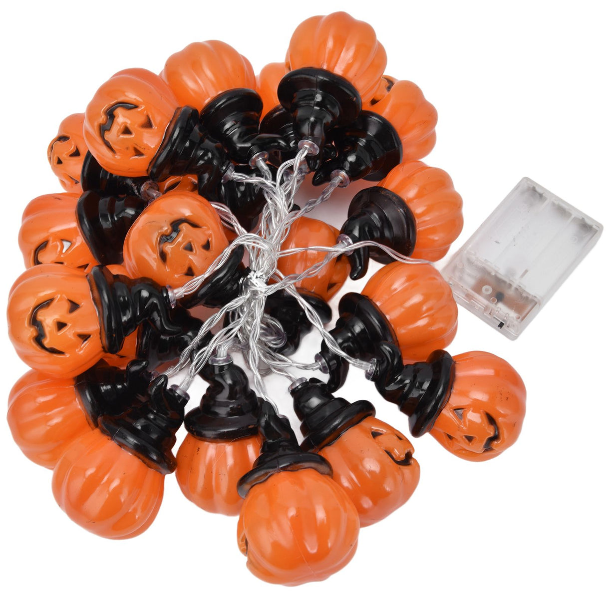 20LED Pumpkin String Light 3 Meters Dual Mode Decorative Light for Festival Home Halloween