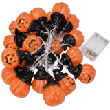 20LED Pumpkin String Light 3 Meters Dual Mode Decorative Light for Festival Home Halloween