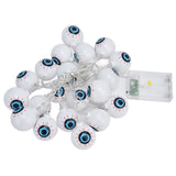20LED String Light 9.8ft Halloween Ghost Eyeball String Light Bedroom Christmas String Light for Festival Decoration - Front View