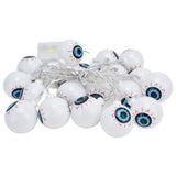 20LED String Light 9.8ft Halloween Ghost Eyeball String Light Bedroom Christmas String Light for Festival Decoration - 45-Degree Angle