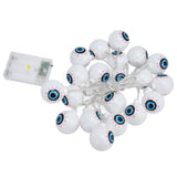20LED String Light 9.8ft Halloween Ghost Eyeball String Light Bedroom Christmas String Light for Festival Decoration - Low Angle