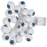 20LED String Light 9.8ft Halloween Ghost Eyeball String Light Bedroom Christmas String Light for Festival Decoration - Extra Image