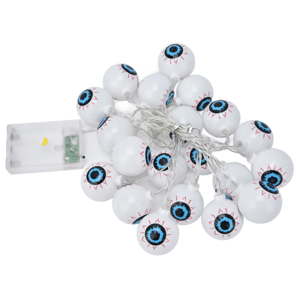 20LED String Light 9.8ft Halloween Ghost Eyeball String Light Bedroom Christmas String Light for Festival Decoration