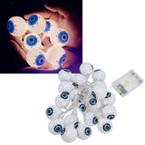 20LED String Light 9.8ft Halloween Ghost Eyeball String Light Bedroom Christmas String Light for Festival Decoration