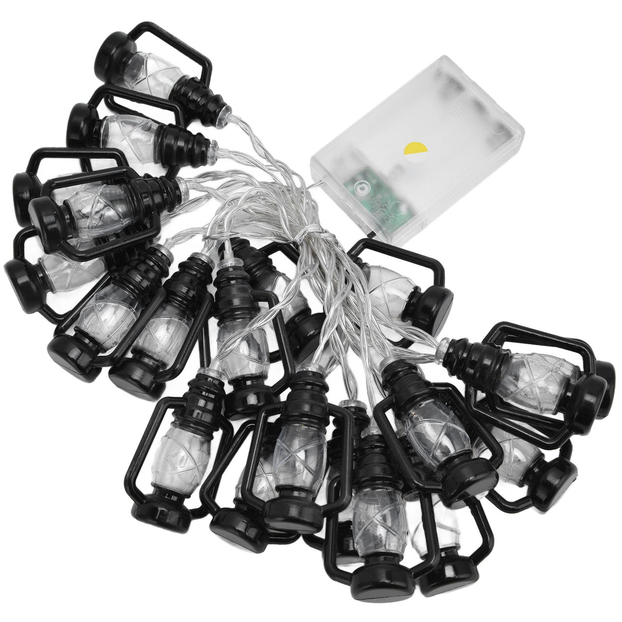 20LED String Light 9.8ft Warm Retro Halloween Kerosene String Light for Garden Home Festival Decoration