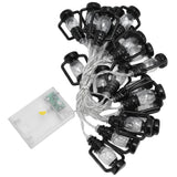 20LED String Light 9.8ft Warm Retro Halloween Kerosene String Light for Garden Home Festival Decoration