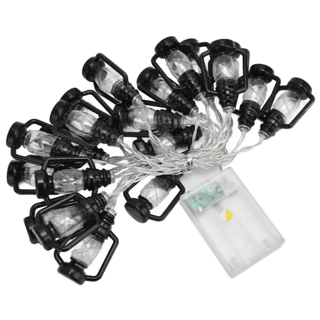 20LED String Light 9.8ft Warm Retro Halloween Kerosene String Light for Garden Home Festival Decoration