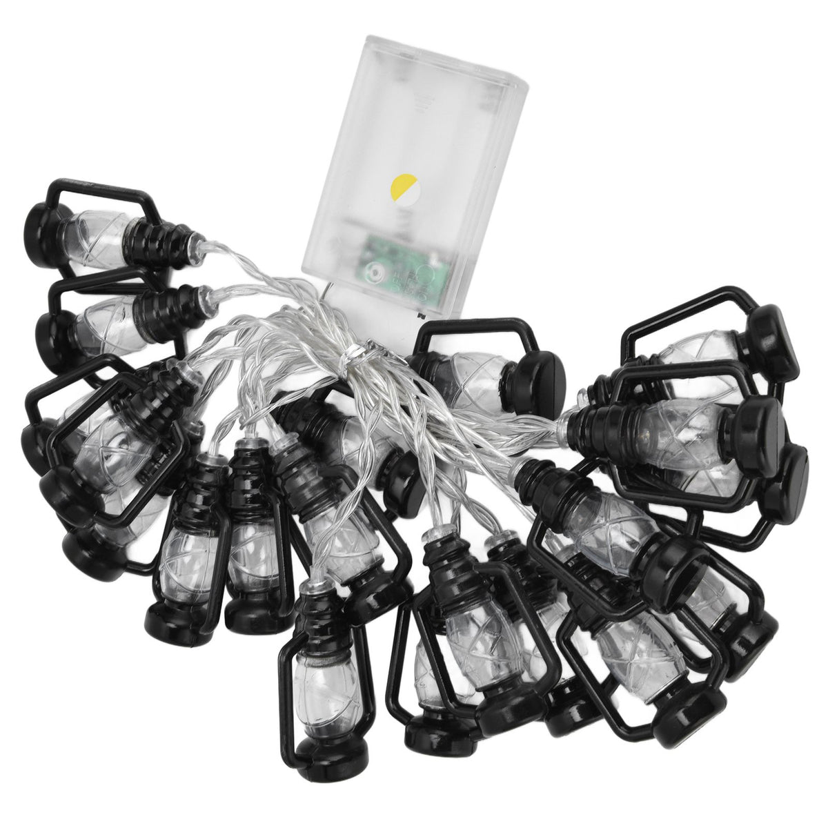 20LED String Light 9.8ft Warm Retro Halloween Kerosene String Light for Garden Home Festival Decoration