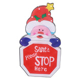 LED Christmas Decoration Light Santa Claus Lighted Window Decoration Battery Powered with Suction Cup for Christmas Decoration
