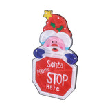LED Christmas Decoration Light Santa Claus Lighted Window Decoration Battery Powered with Suction Cup for Christmas Decoration - 45-Degree Angle