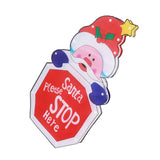 LED Christmas Decoration Light Santa Claus Lighted Window Decoration Battery Powered with Suction Cup for Christmas Decoration