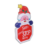 LED Christmas Decoration Light Santa Claus Lighted Window Decoration Battery Powered with Suction Cup for Christmas Decoration