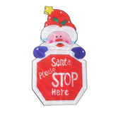 LED Christmas Decoration Light Santa Claus Lighted Window Decoration Battery Powered with Suction Cup for Christmas Decoration