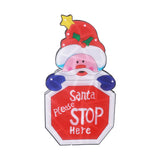 LED Christmas Decoration Light Santa Claus Lighted Window Decoration Battery Powered with Suction Cup for Christmas Decoration - Extra Image