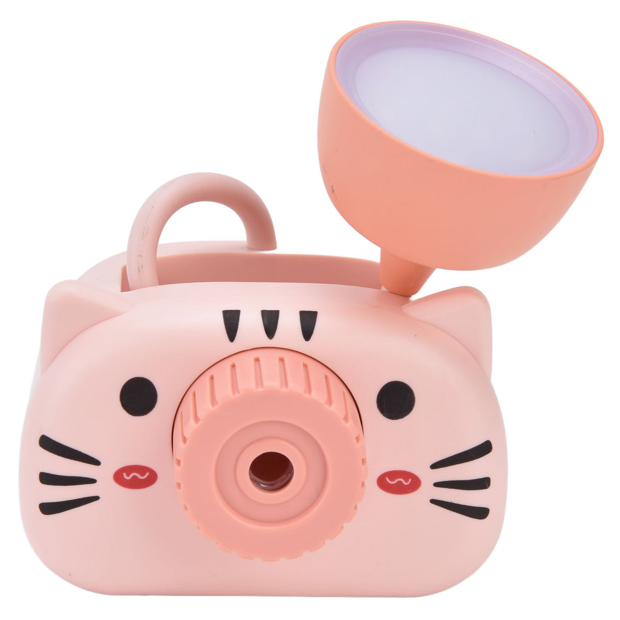 LED Table Lamp Folding Eye Protection Reading Light with Pen Holder Pencil Sharpener USB ChargingPink