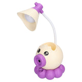 LED Desk Lamp Octopus Shaped Foldable Multifunctional Warm White Light USB Charging Cute Desk LampYellow
