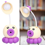 LED Desk Lamp Octopus Shaped Foldable Multifunctional Warm White Light USB Charging Cute Desk LampYellow - Extra Image