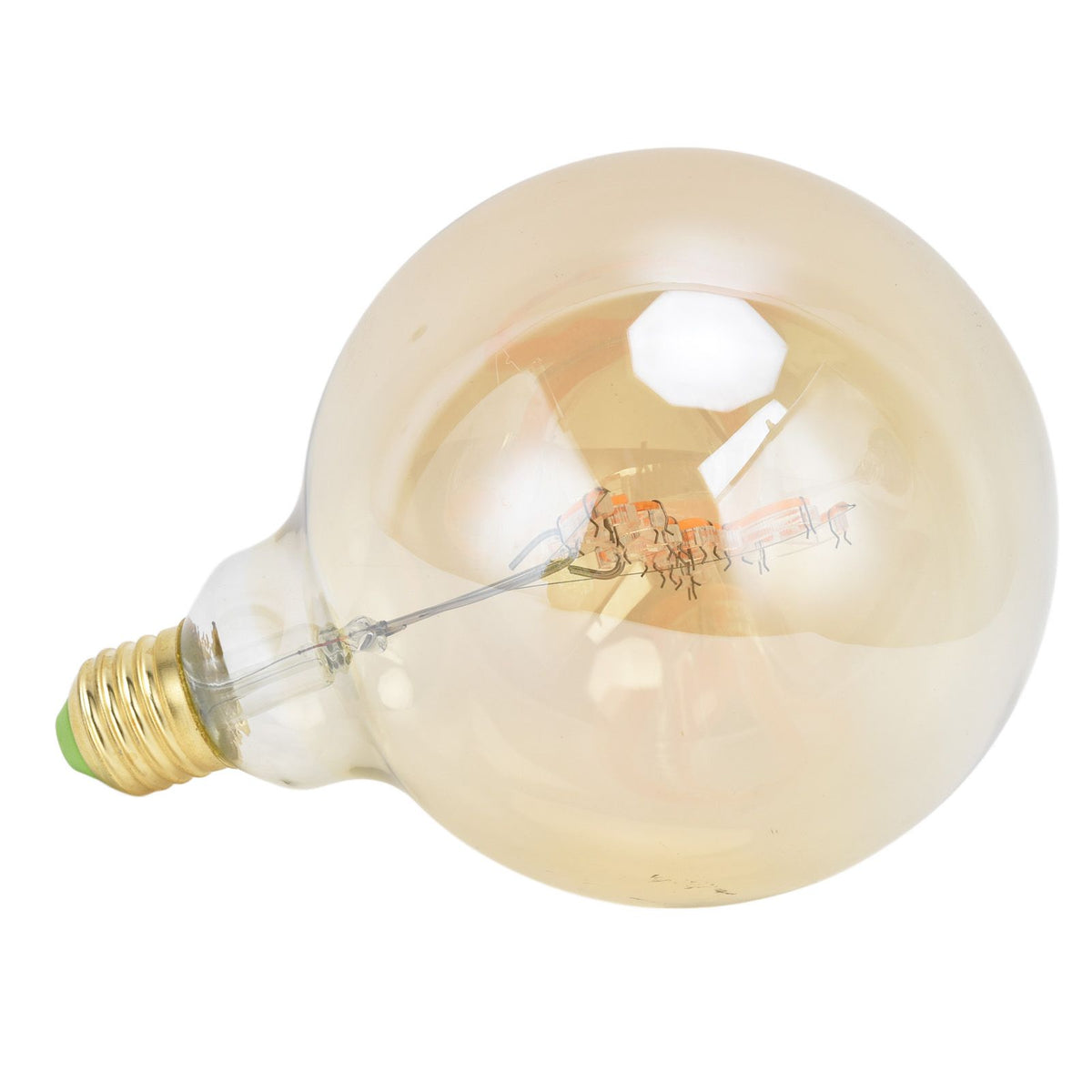 Round Light Bulbs Nontoxic No Flicker Energy Saving Environmental Friendly LED Dimmable Bulb Light 220VLOVE