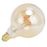 Round Light Bulbs Nontoxic No Flicker Energy Saving Environmental Friendly LED Dimmable Bulb Light 220VLOVE - Low Angle